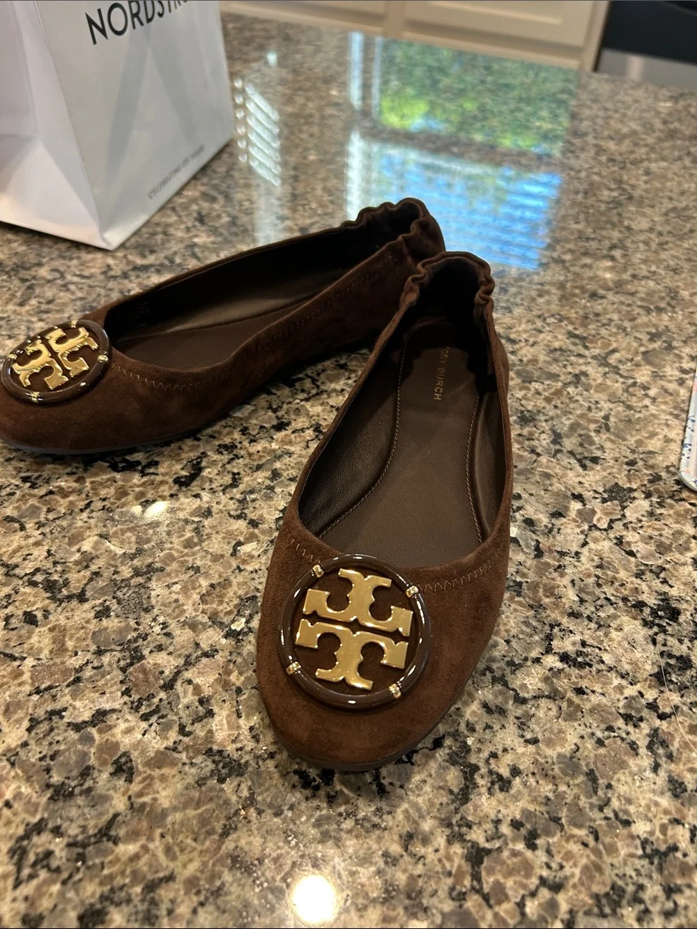 Tory Burch brown flats